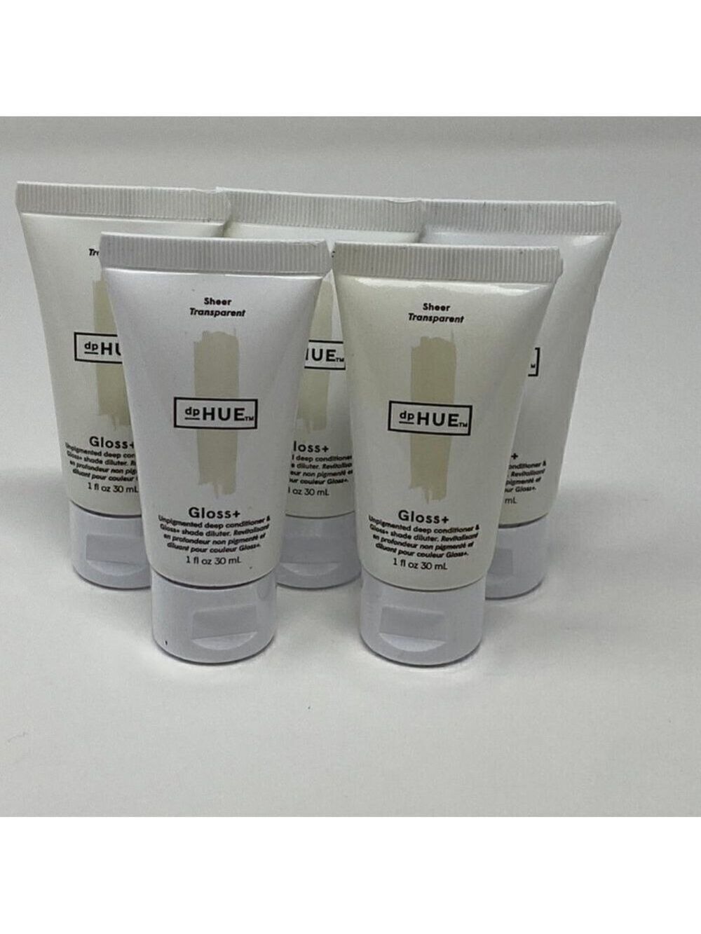 DP Hue Gloss+ Transparent Sheer 1 oz - 5 pack